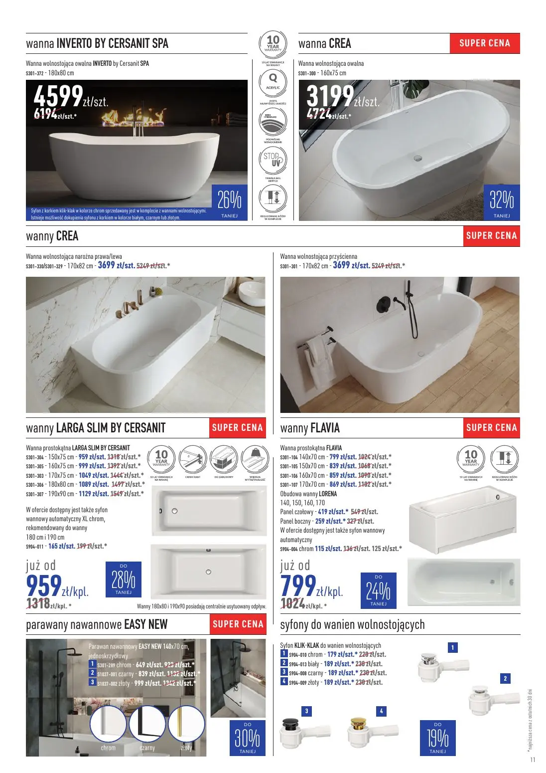 gazetka promocyjna Cersanit Moc promocji - Strona 11