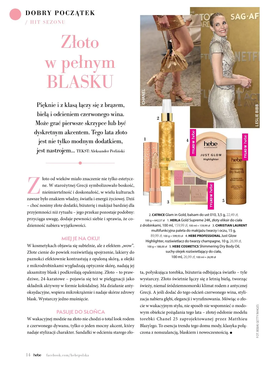 gazetka promocyjna hebe W blasku słońca - Strona 14