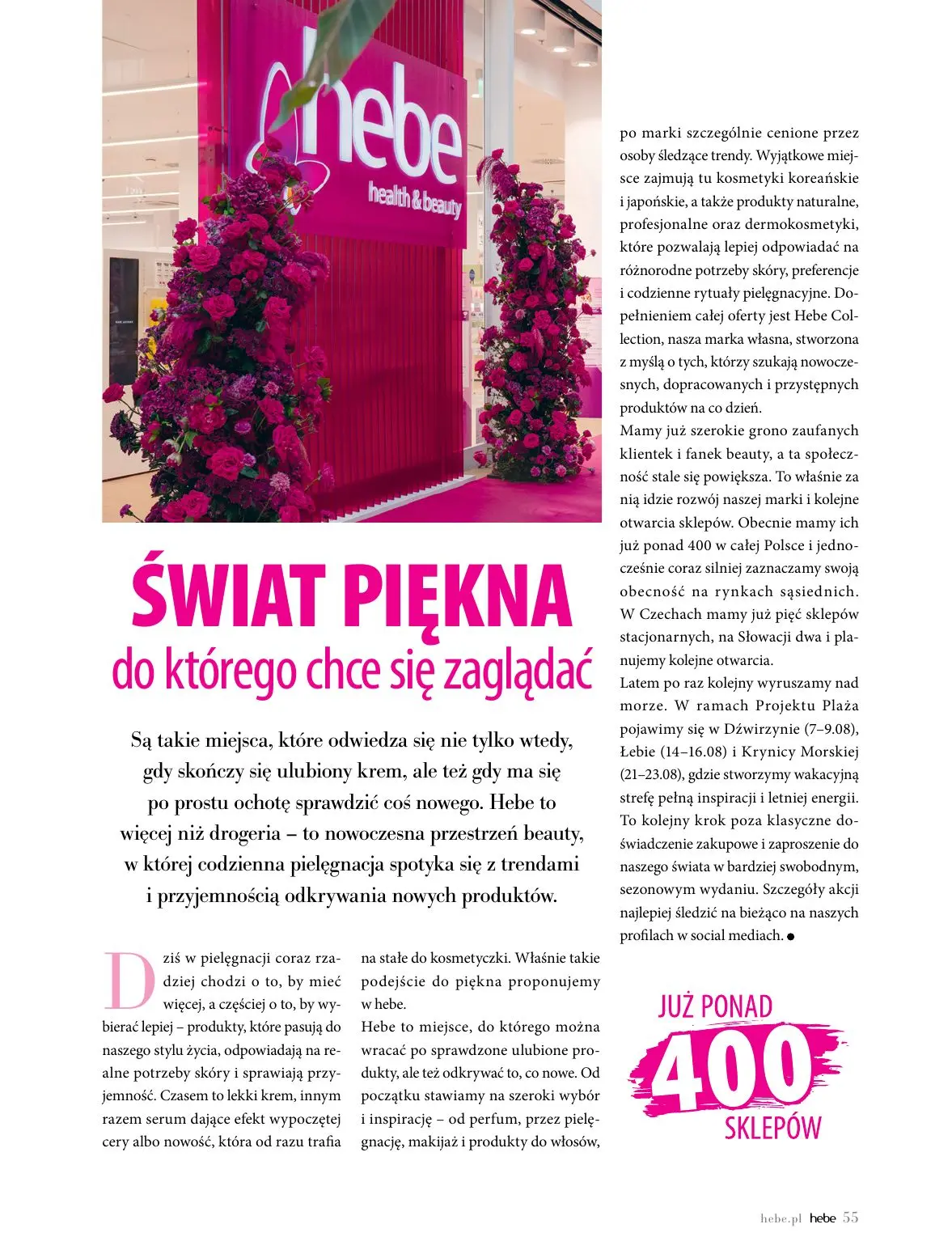 gazetka promocyjna hebe W blasku słońca - Strona 55