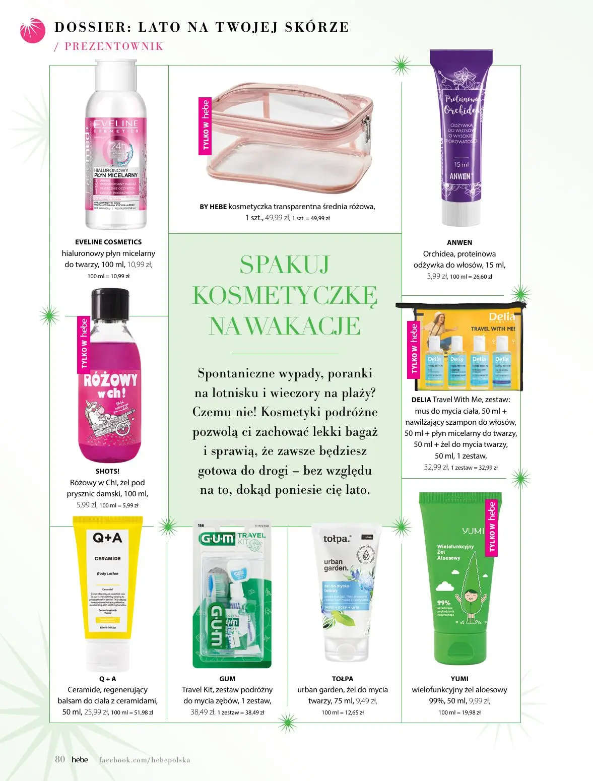 gazetka promocyjna hebe W blasku słońca - Strona 80