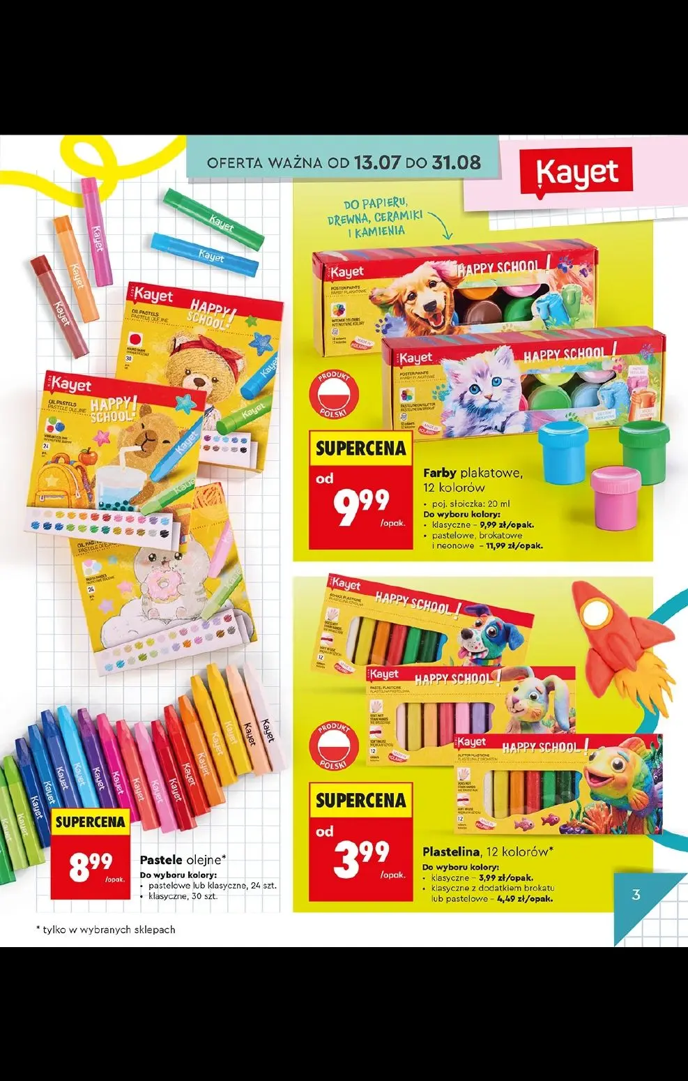 gazetka promocyjna Biedronka Do mojej szkoły idę! - Strona 3