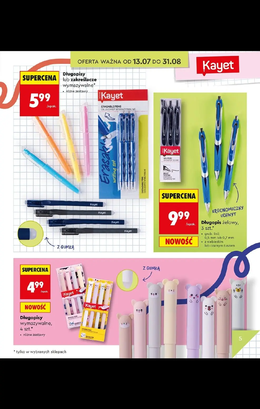 gazetka promocyjna Biedronka Do mojej szkoły idę! - Strona 5