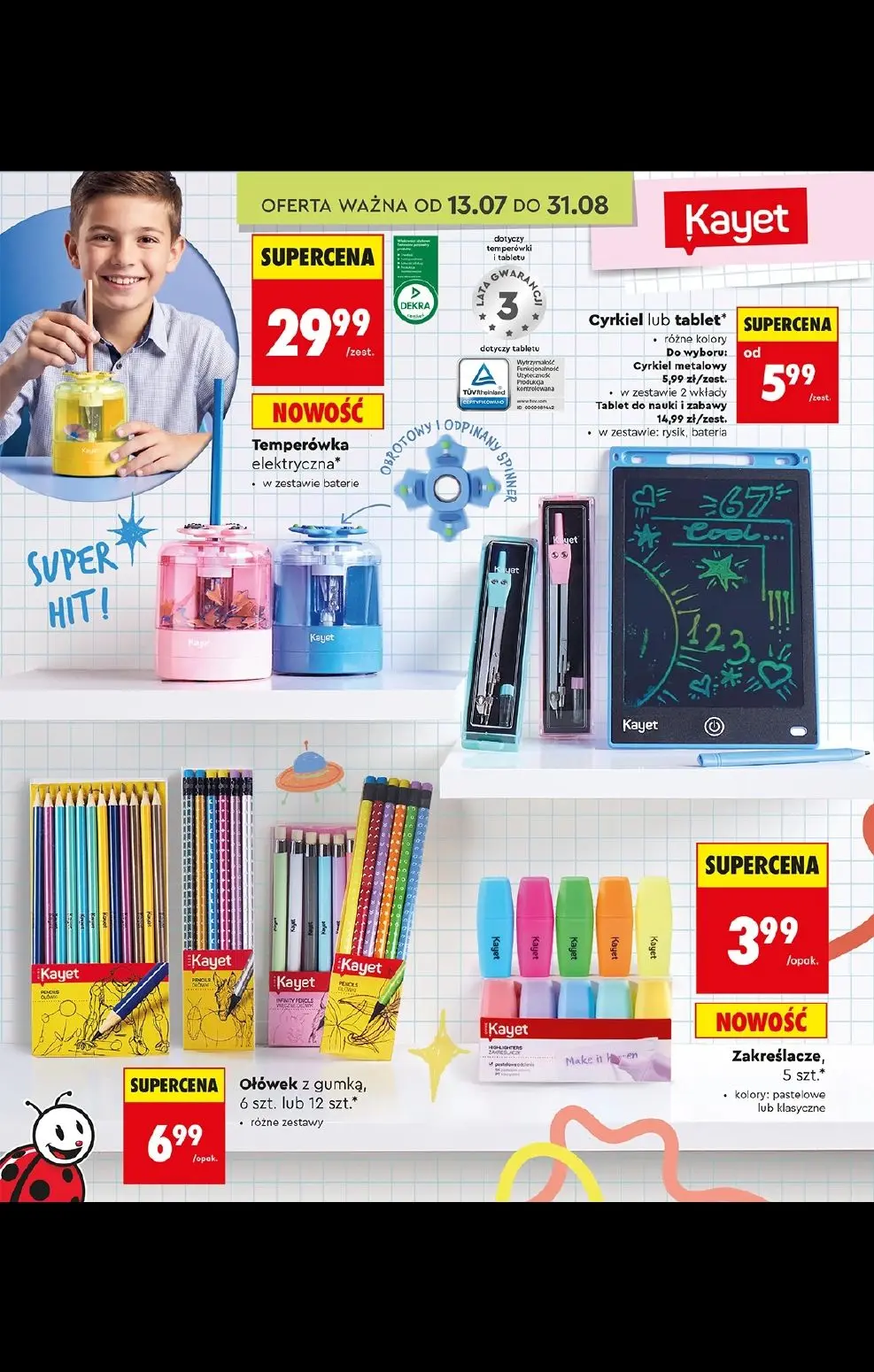 gazetka promocyjna Biedronka Do mojej szkoły idę! - Strona 6