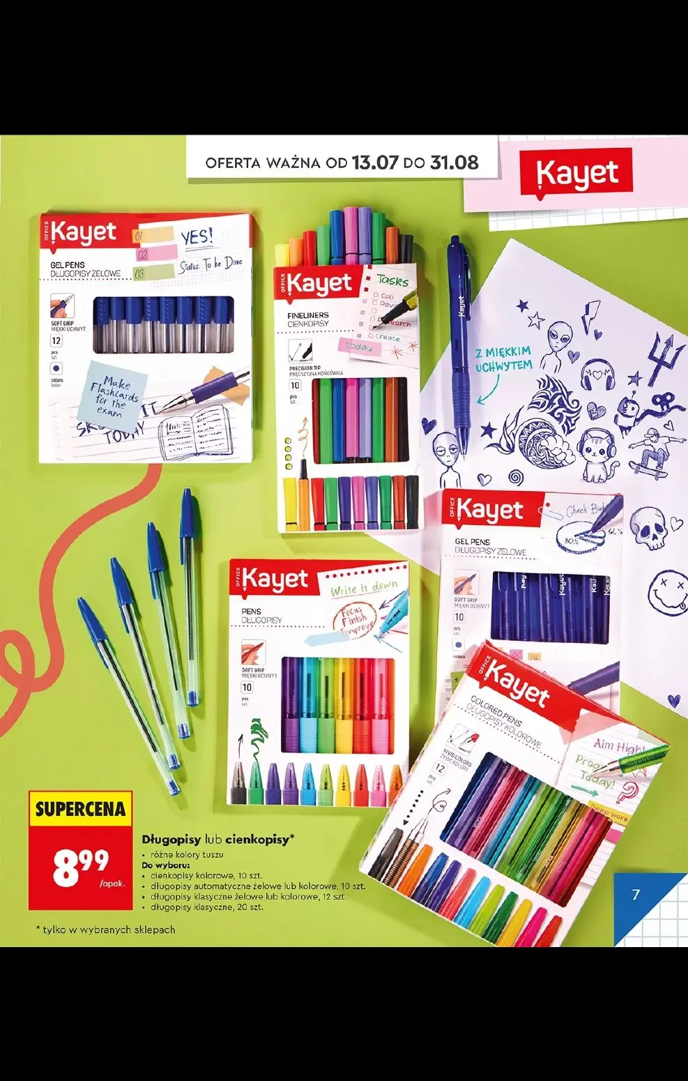 gazetka promocyjna Biedronka Do mojej szkoły idę! - Strona 7