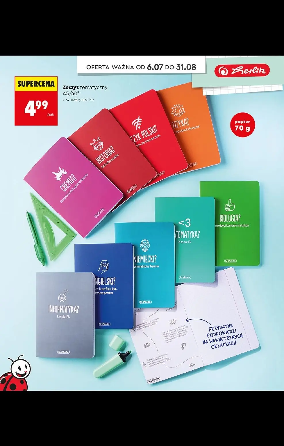 gazetka promocyjna Biedronka Do mojej szkoły idę! - Strona 14