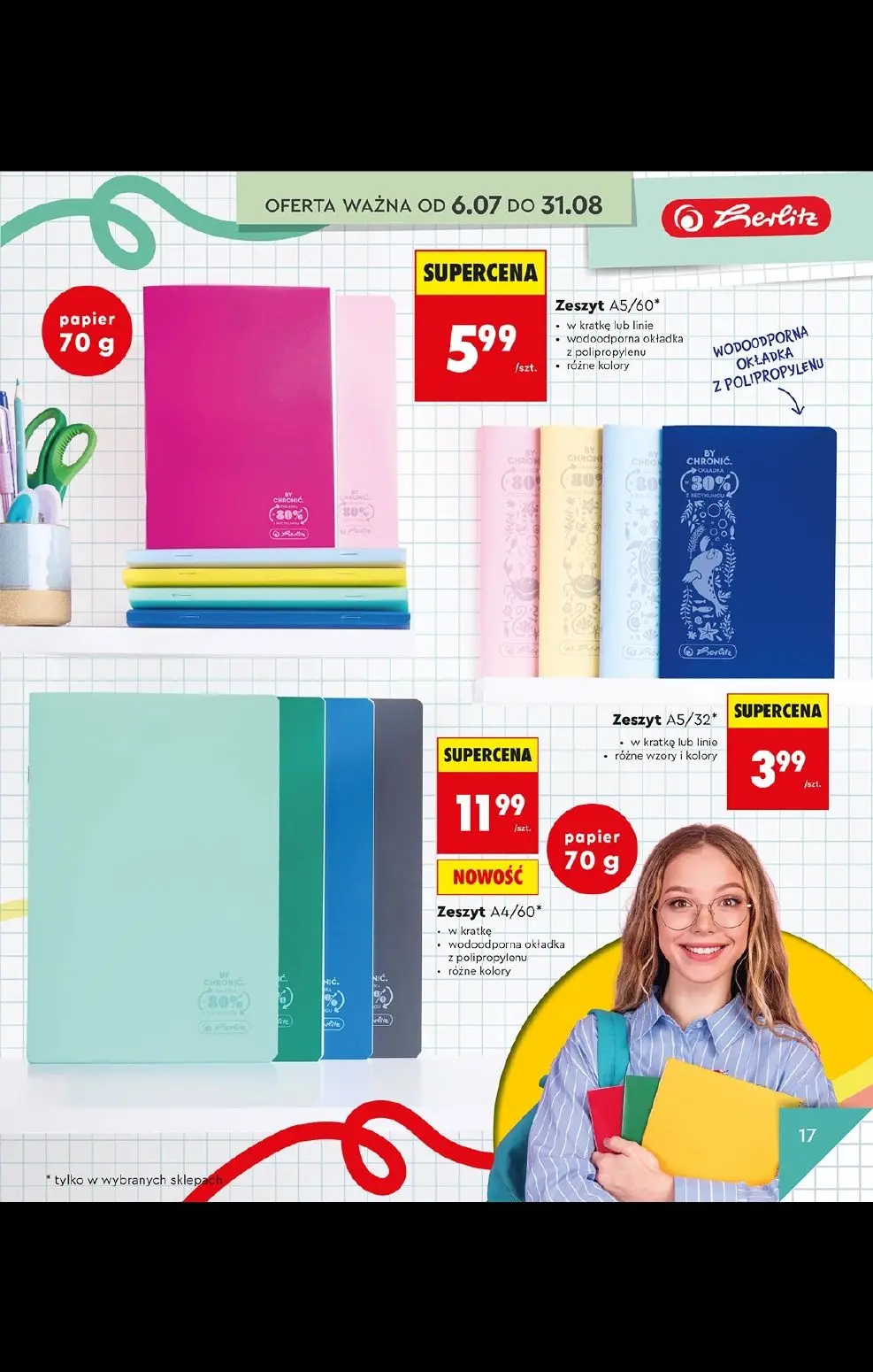 gazetka promocyjna Biedronka Do mojej szkoły idę! - Strona 17