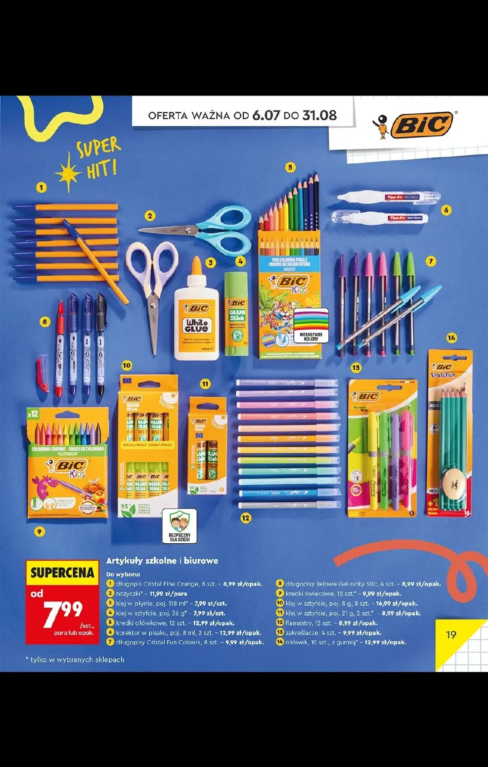 gazetka promocyjna Biedronka Do mojej szkoły idę! - Strona 19