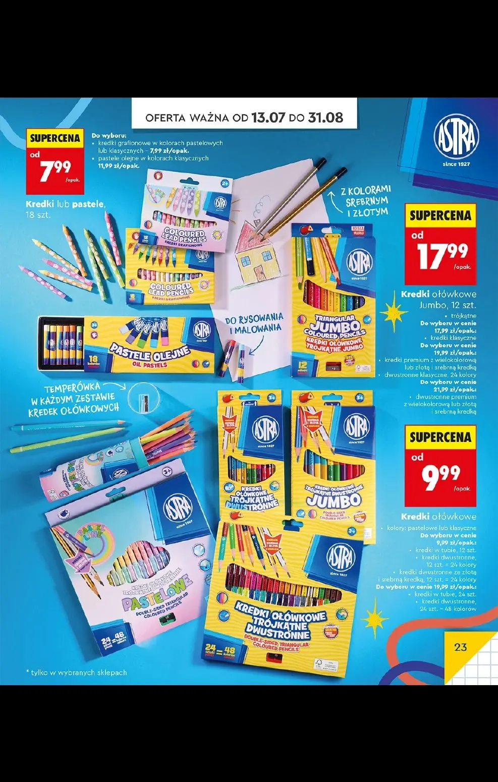 gazetka promocyjna Biedronka Do mojej szkoły idę! - Strona 23