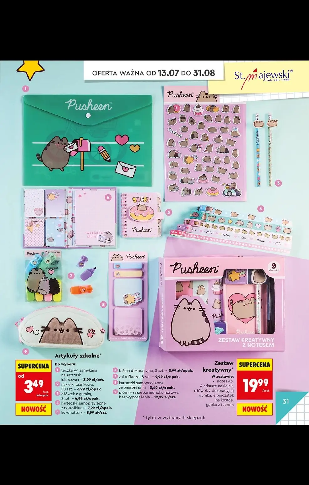 gazetka promocyjna Biedronka Do mojej szkoły idę! - Strona 31