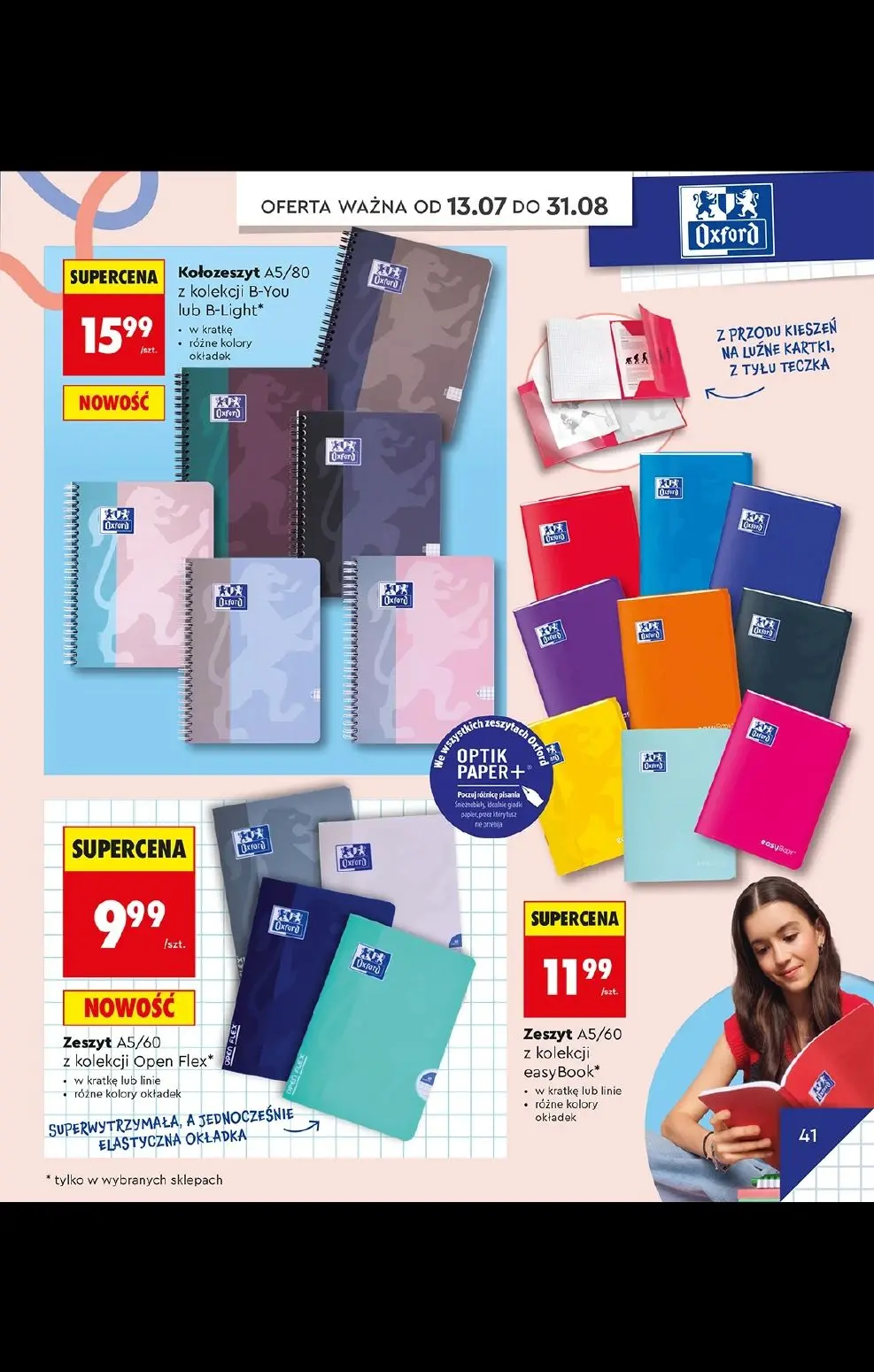 gazetka promocyjna Biedronka Do mojej szkoły idę! - Strona 41