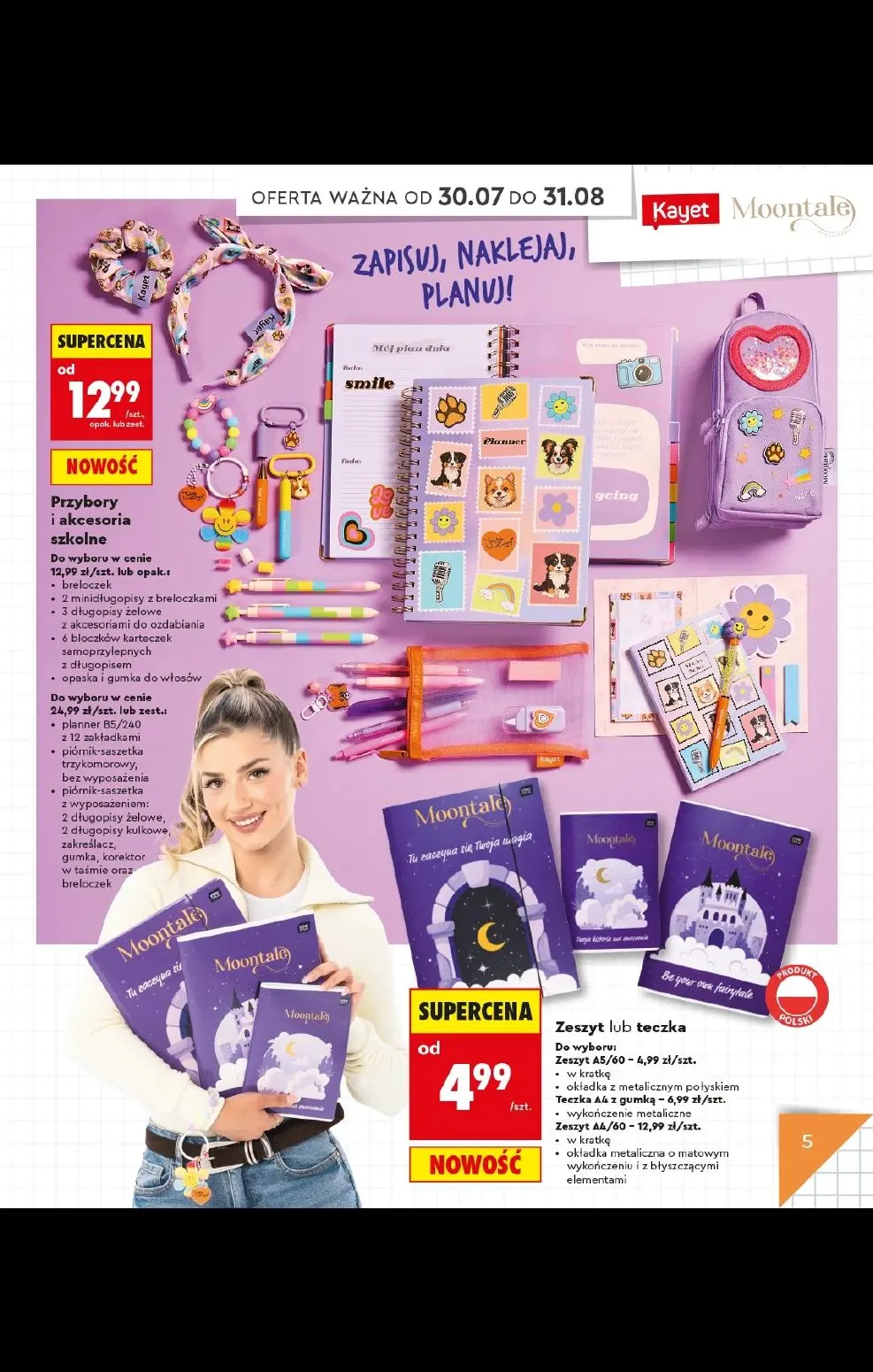 gazetka promocyjna Biedronka Do mojej szkoły idę! - Strona 5
