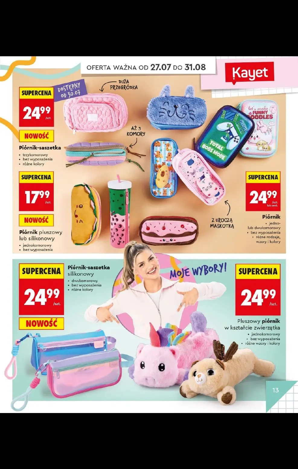 gazetka promocyjna Biedronka Do mojej szkoły idę! - Strona 13