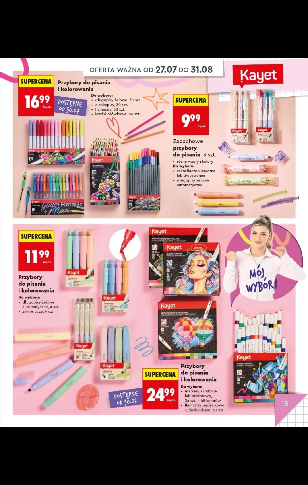 gazetka promocyjna Biedronka Do mojej szkoły idę! - Strona 15