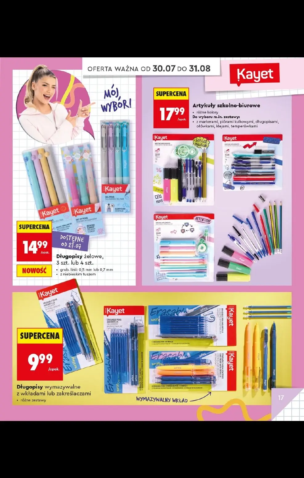gazetka promocyjna Biedronka Do mojej szkoły idę! - Strona 17