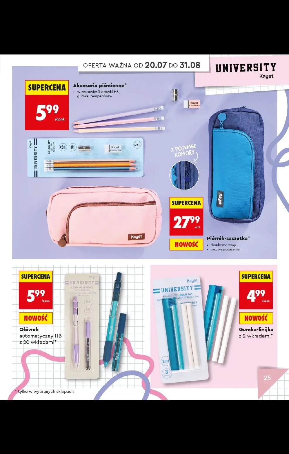 gazetka promocyjna Biedronka Do mojej szkoły idę! - Strona 25