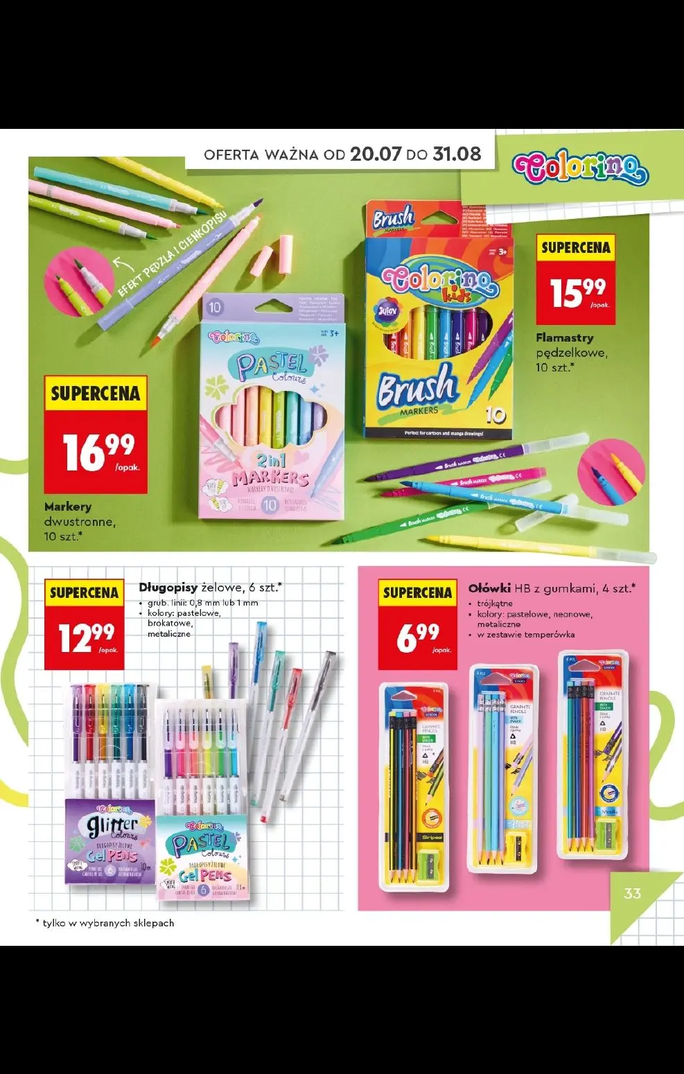 gazetka promocyjna Biedronka Do mojej szkoły idę! - Strona 33