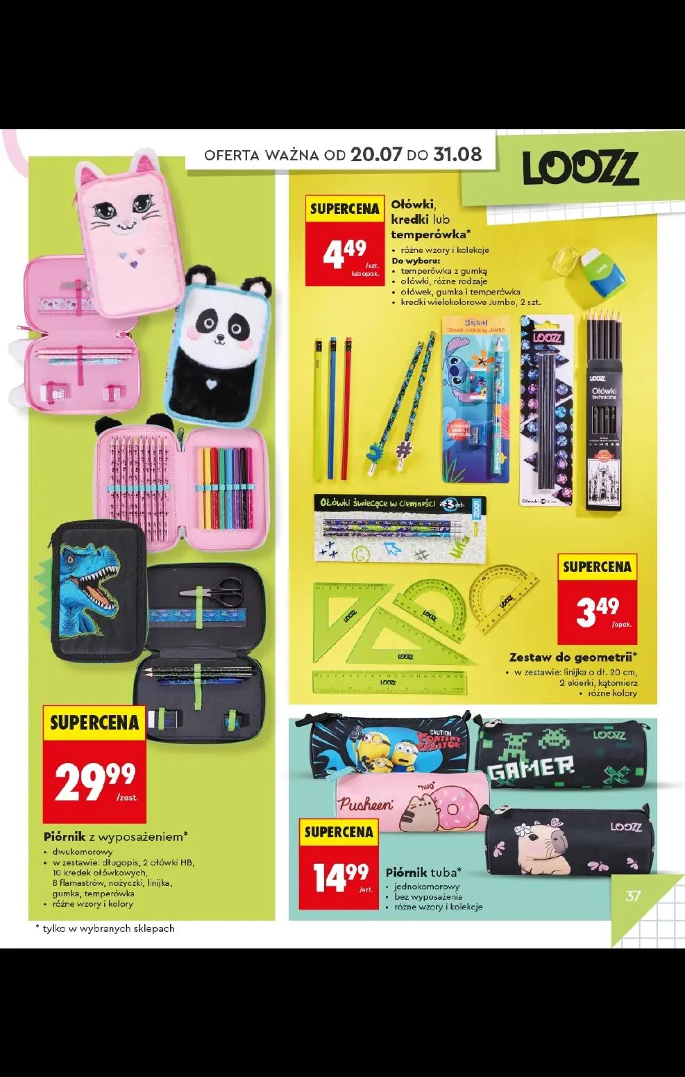 gazetka promocyjna Biedronka Do mojej szkoły idę! - Strona 37