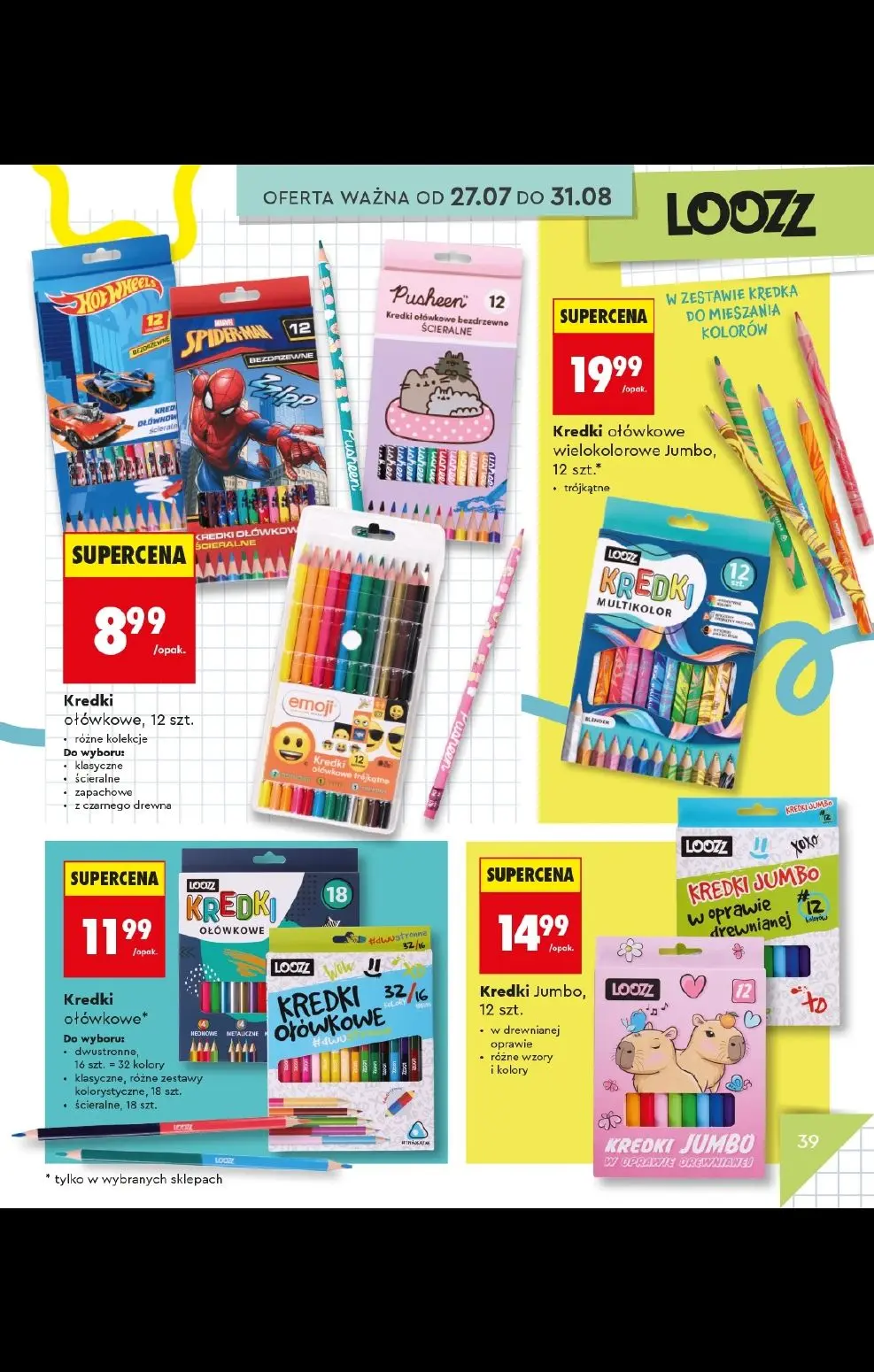 gazetka promocyjna Biedronka Do mojej szkoły idę! - Strona 39