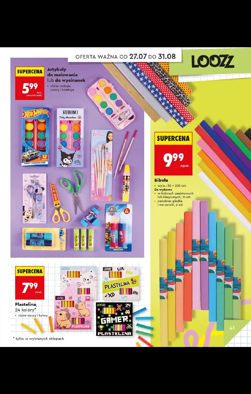 gazetka promocyjna Biedronka Do mojej szkoły idę! - Strona 41