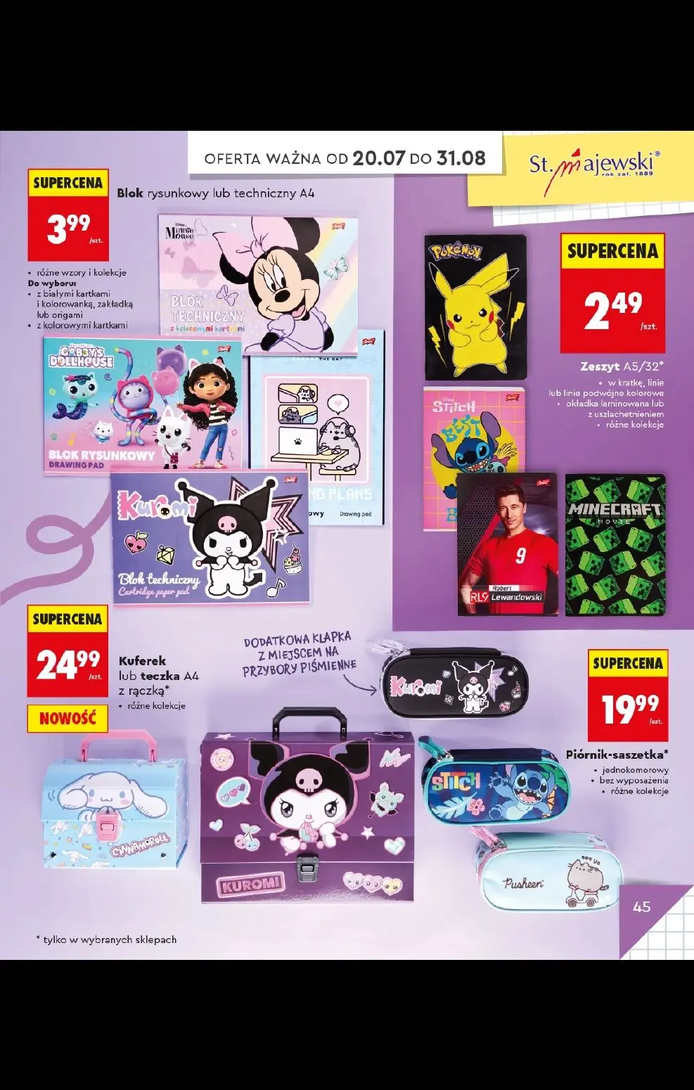 gazetka promocyjna Biedronka Do mojej szkoły idę! - Strona 45
