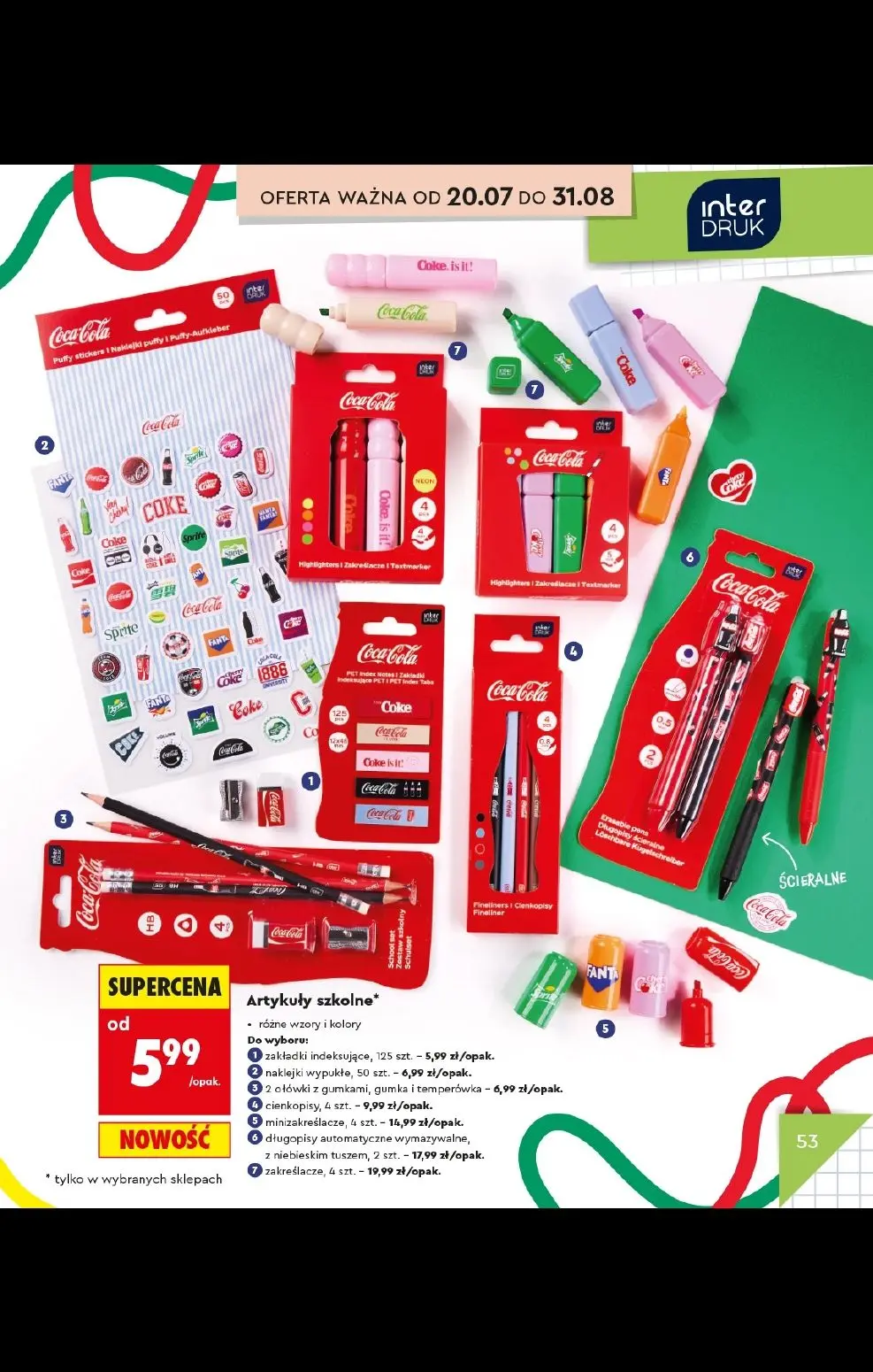 gazetka promocyjna Biedronka Do mojej szkoły idę! - Strona 53