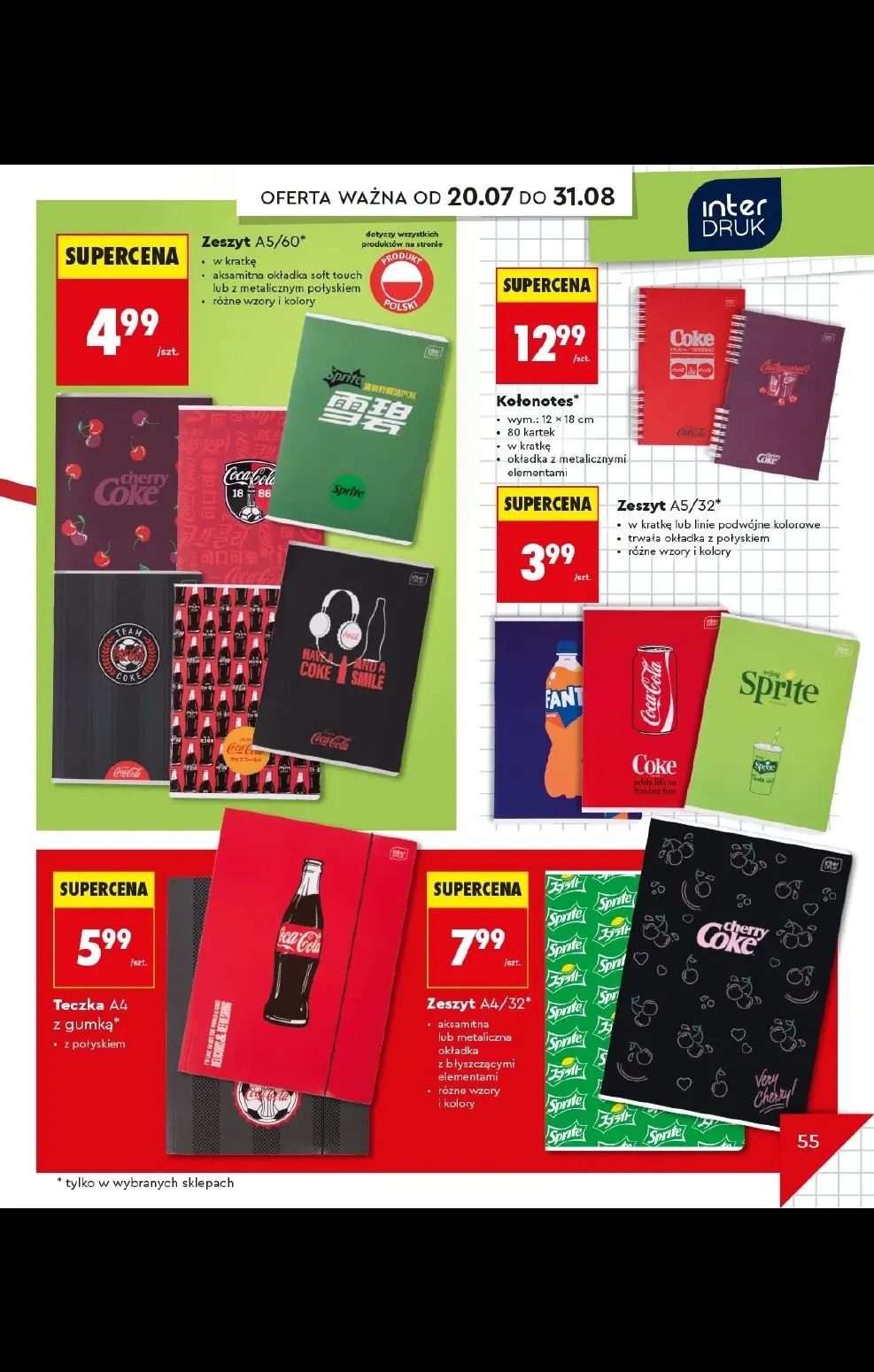 gazetka promocyjna Biedronka Do mojej szkoły idę! - Strona 55