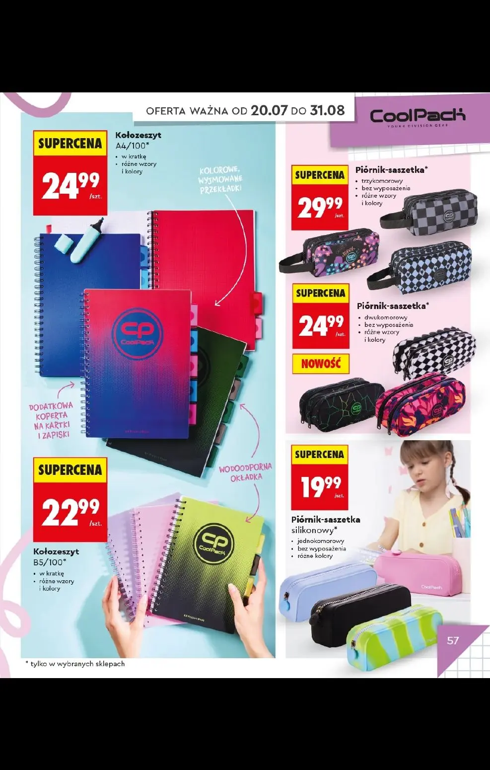 gazetka promocyjna Biedronka Do mojej szkoły idę! - Strona 57