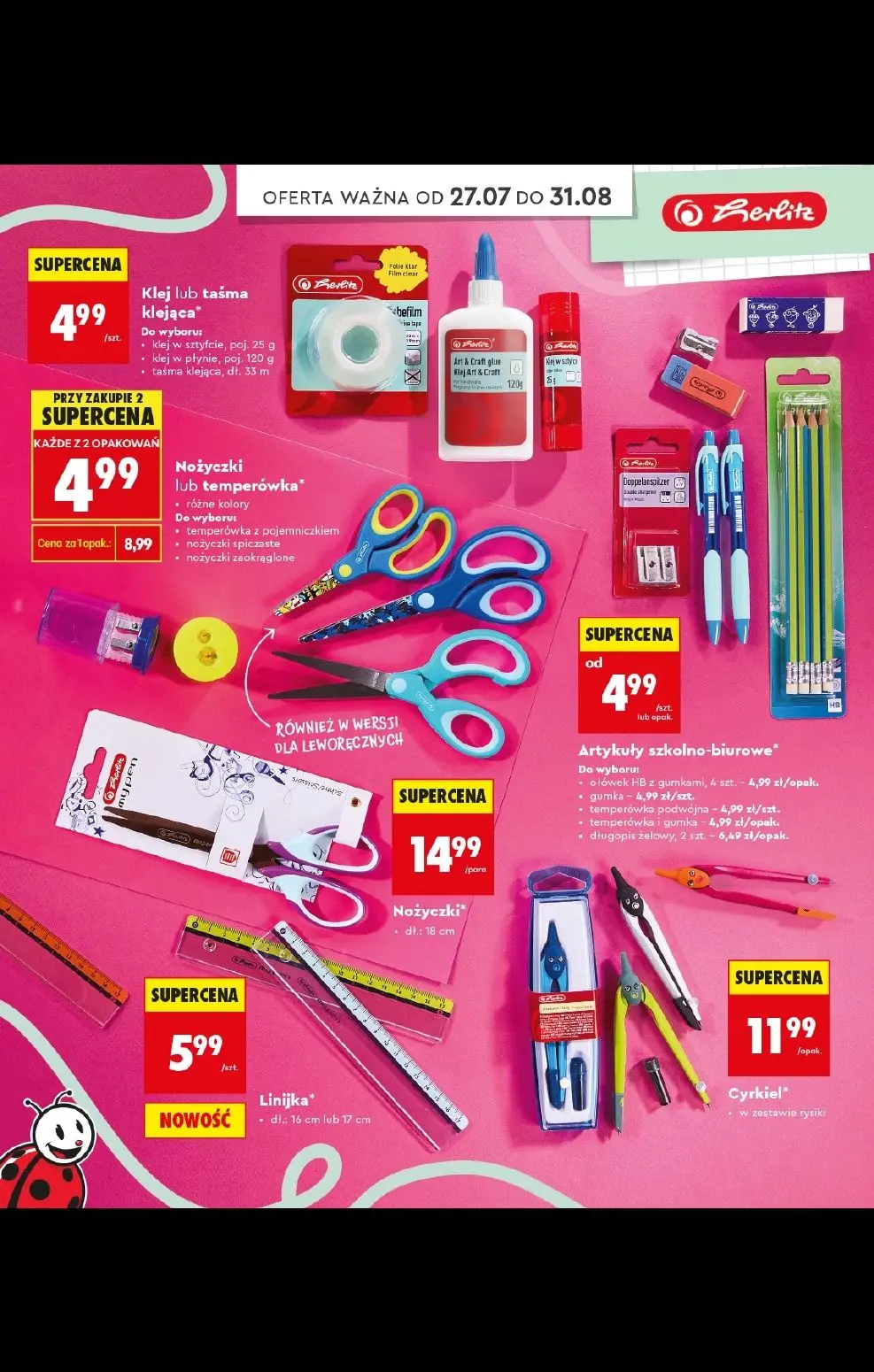 gazetka promocyjna Biedronka Do mojej szkoły idę! - Strona 68