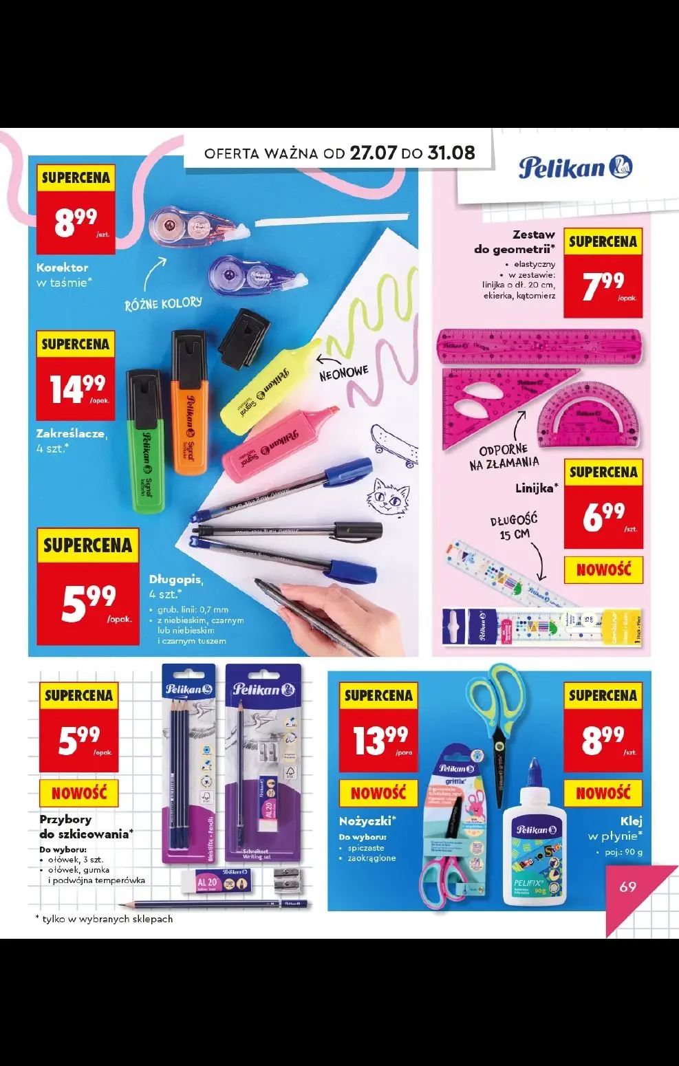 gazetka promocyjna Biedronka Do mojej szkoły idę! - Strona 69