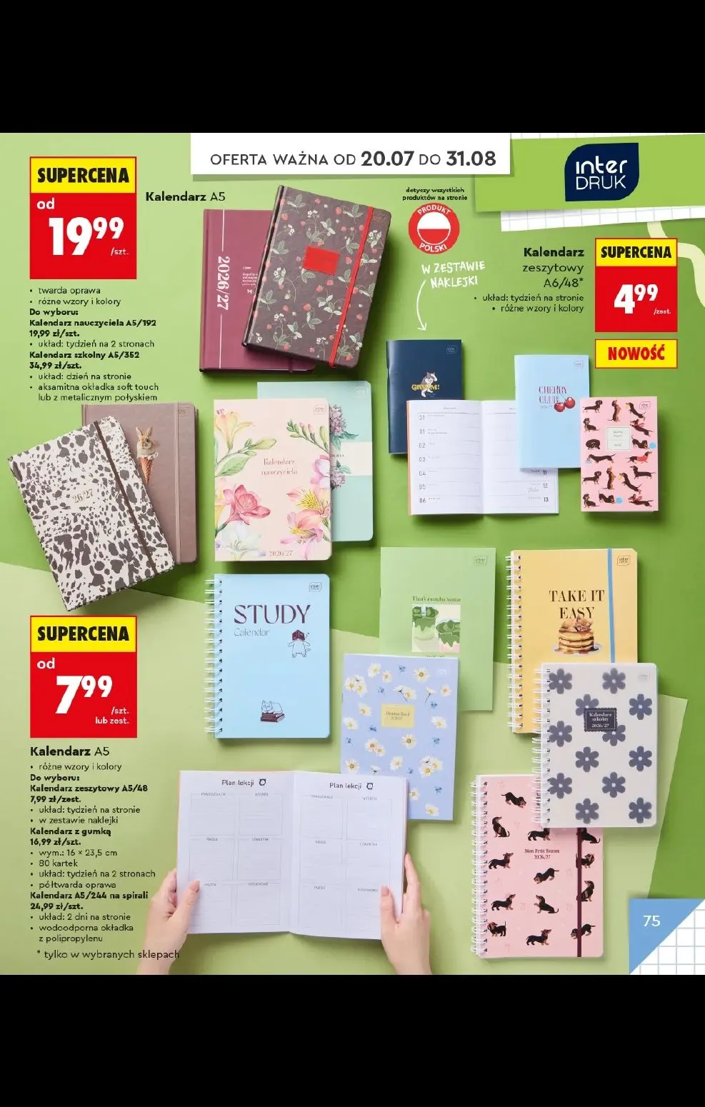 gazetka promocyjna Biedronka Do mojej szkoły idę! - Strona 75