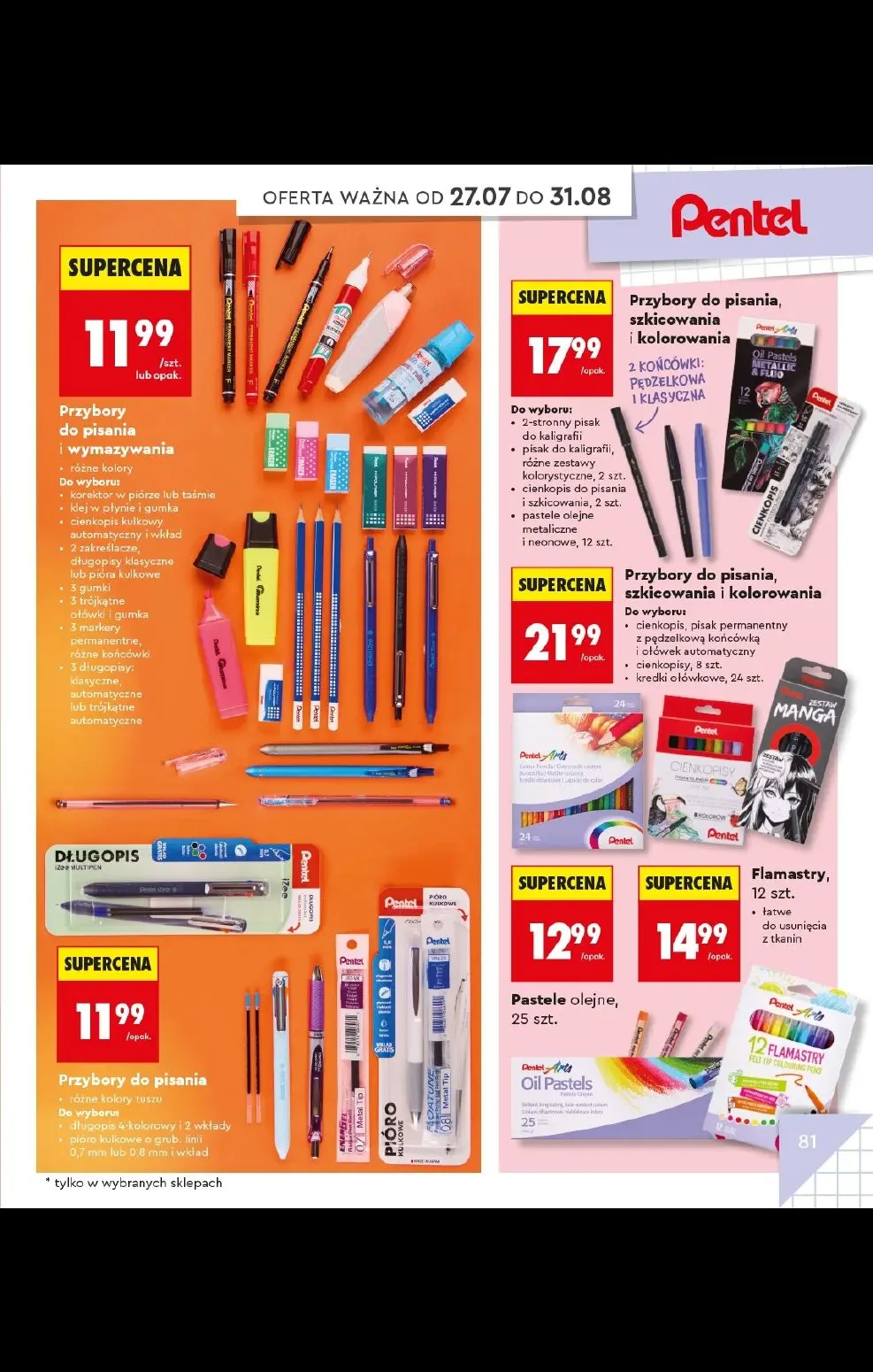 gazetka promocyjna Biedronka Do mojej szkoły idę! - Strona 81