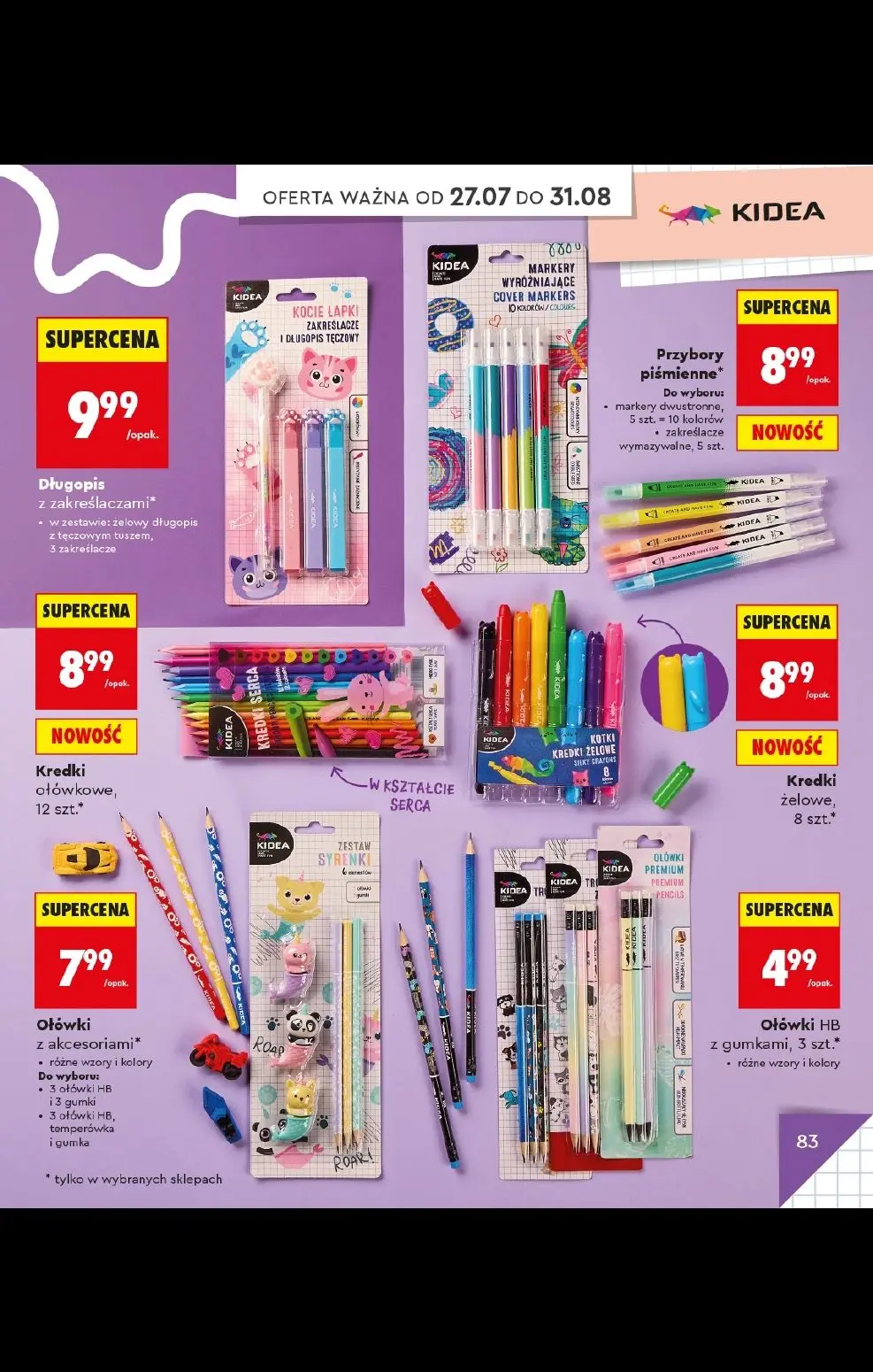 gazetka promocyjna Biedronka Do mojej szkoły idę! - Strona 83