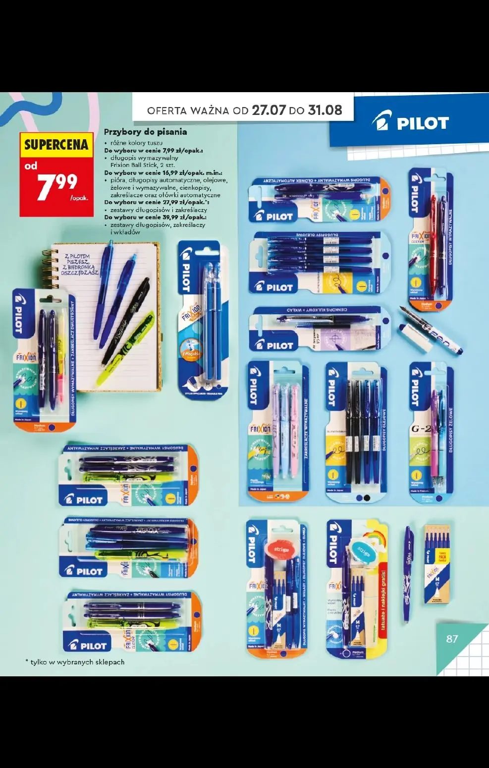 gazetka promocyjna Biedronka Do mojej szkoły idę! - Strona 87