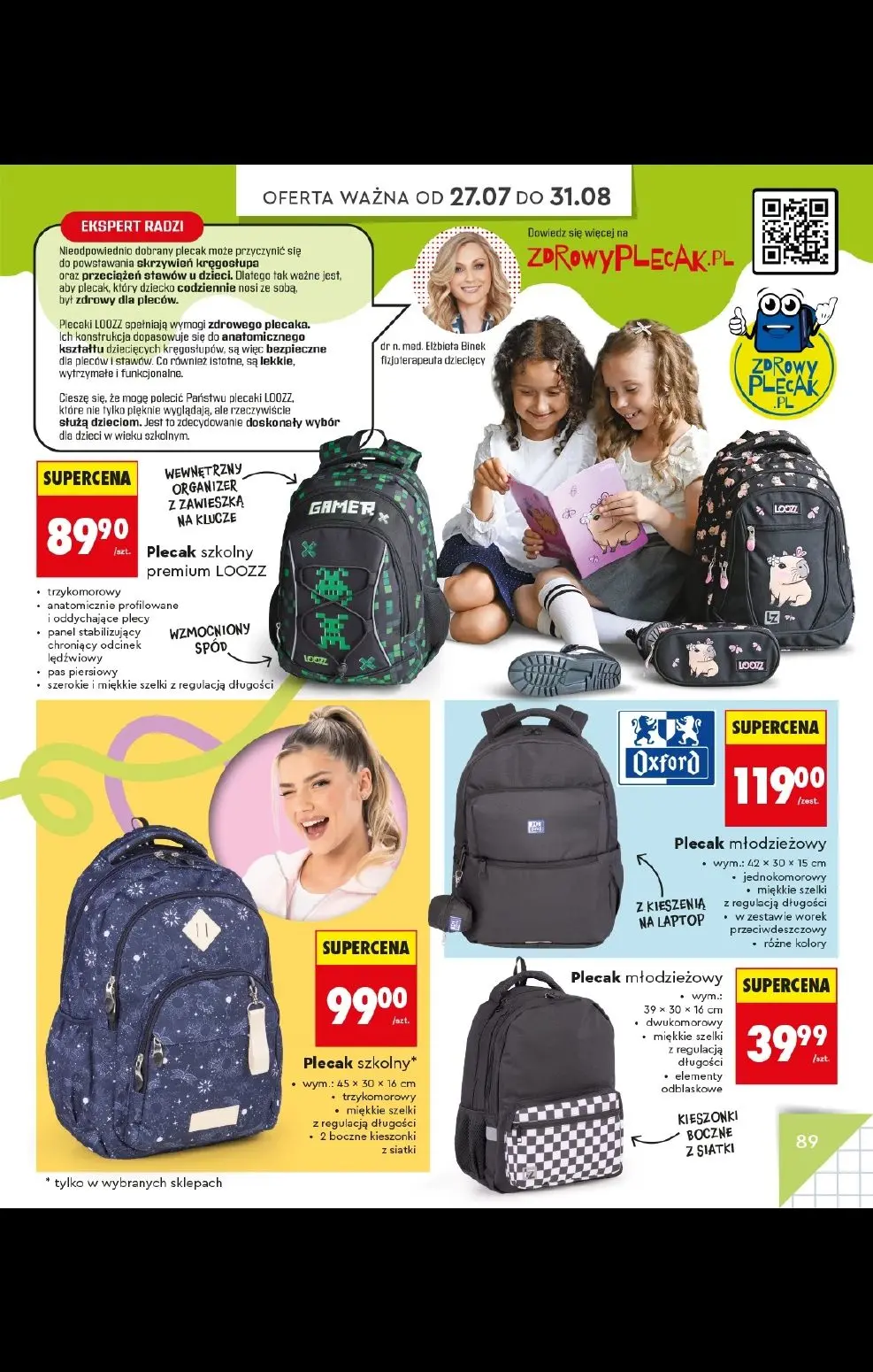 gazetka promocyjna Biedronka Do mojej szkoły idę! - Strona 89