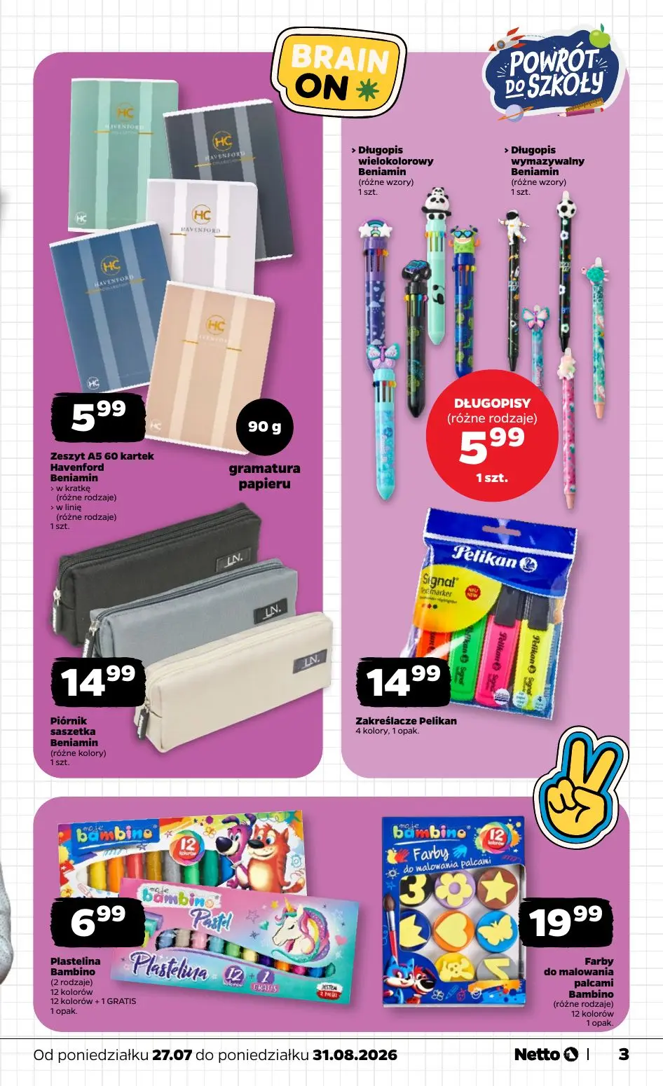 gazetka promocyjna NETTO Powrót do szkoły - Strona 3