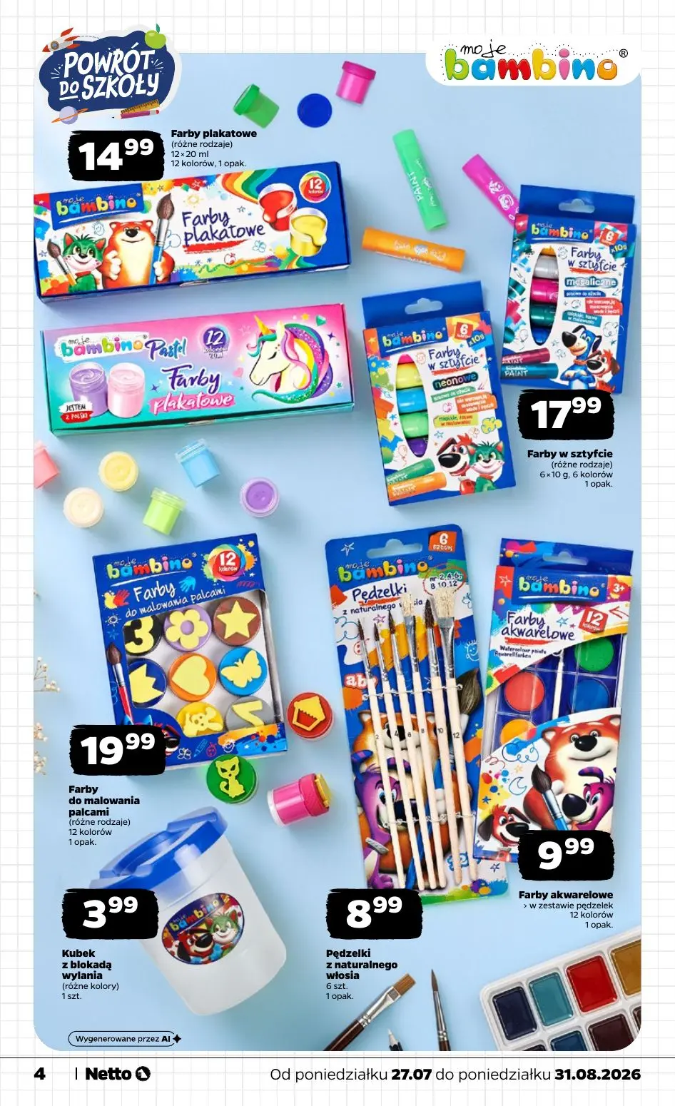 gazetka promocyjna NETTO Powrót do szkoły - Strona 4
