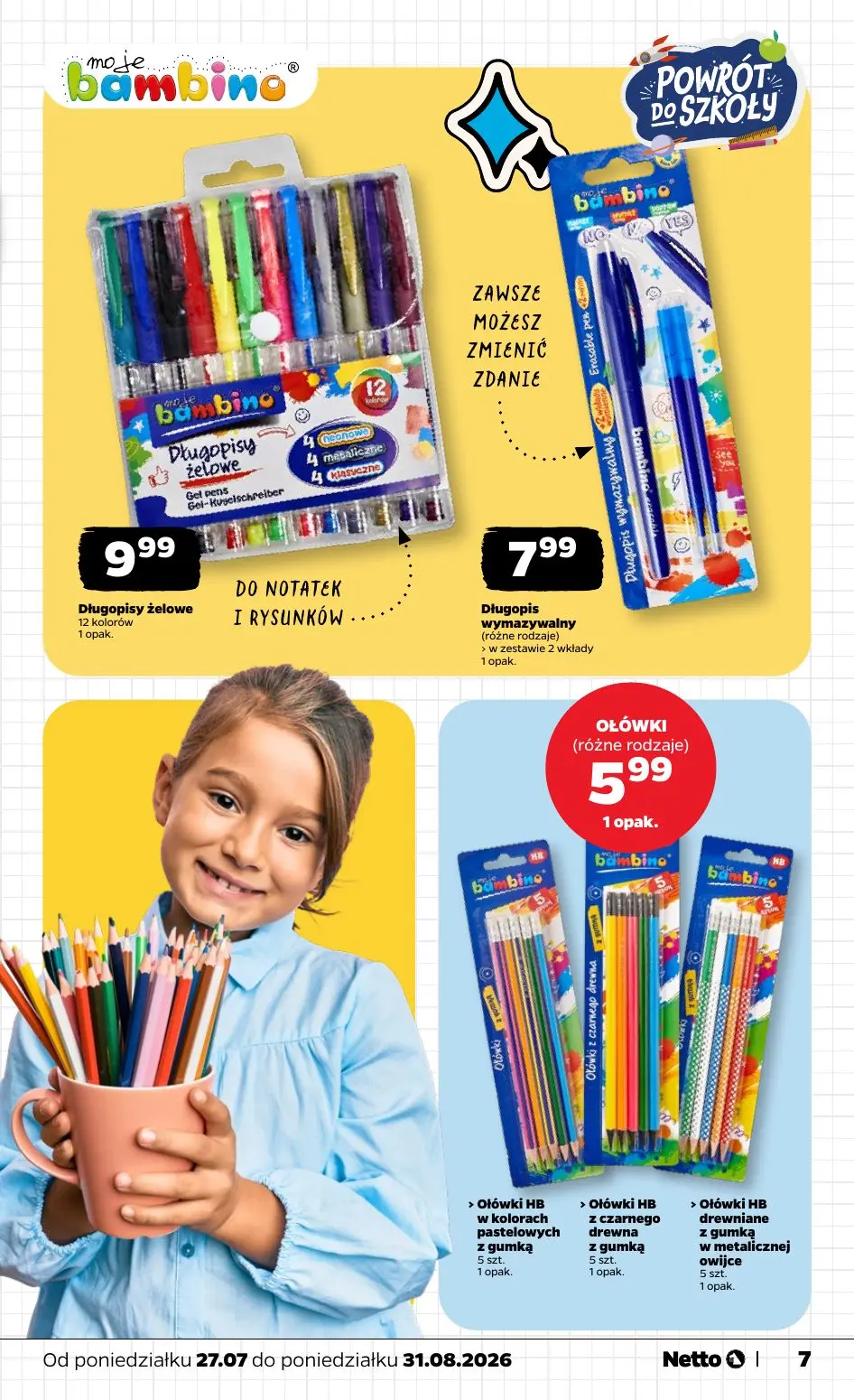 gazetka promocyjna NETTO Powrót do szkoły - Strona 7