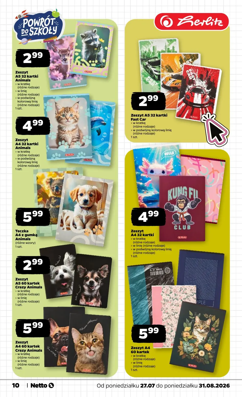 gazetka promocyjna NETTO Powrót do szkoły - Strona 10