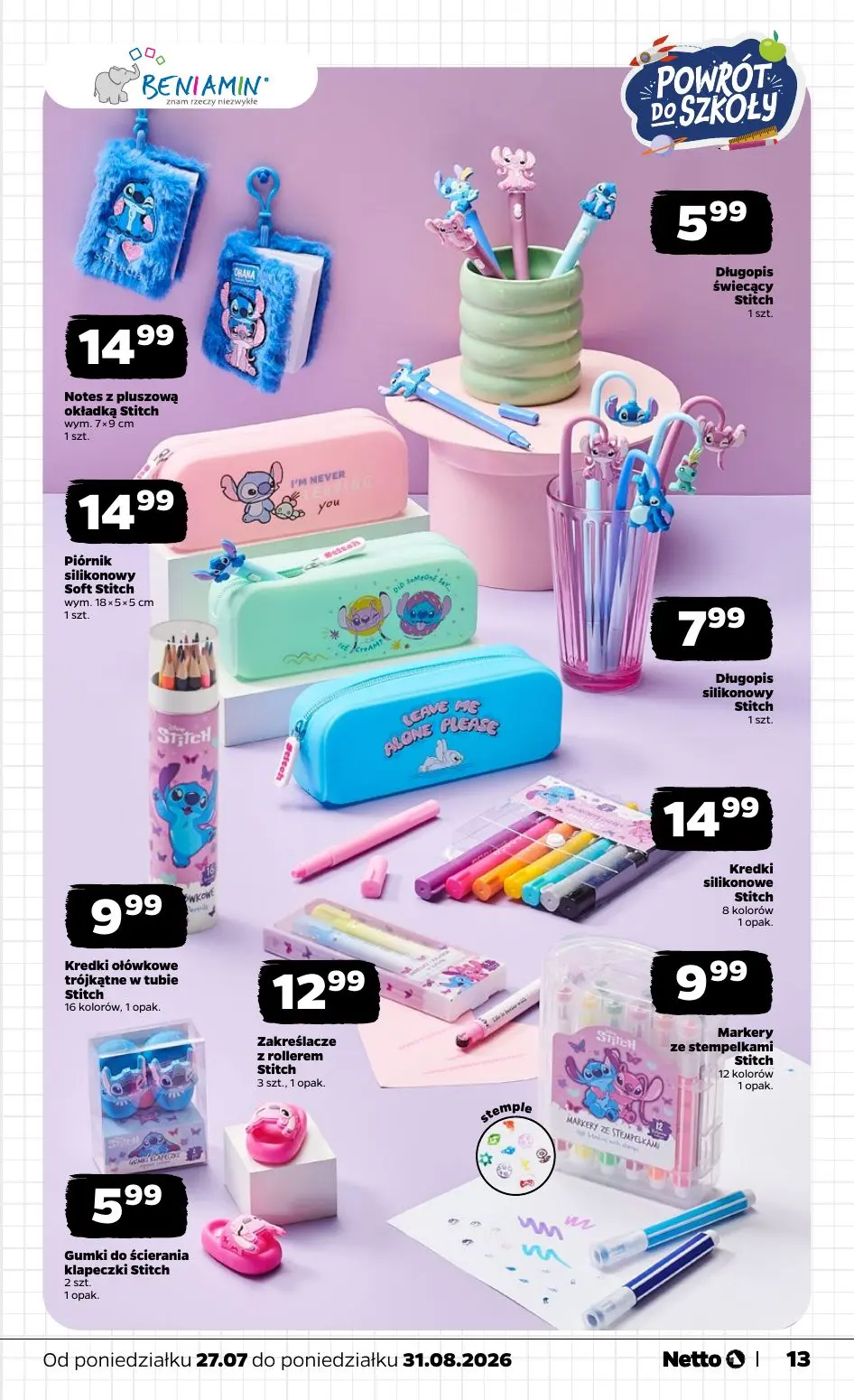 gazetka promocyjna NETTO Powrót do szkoły - Strona 13