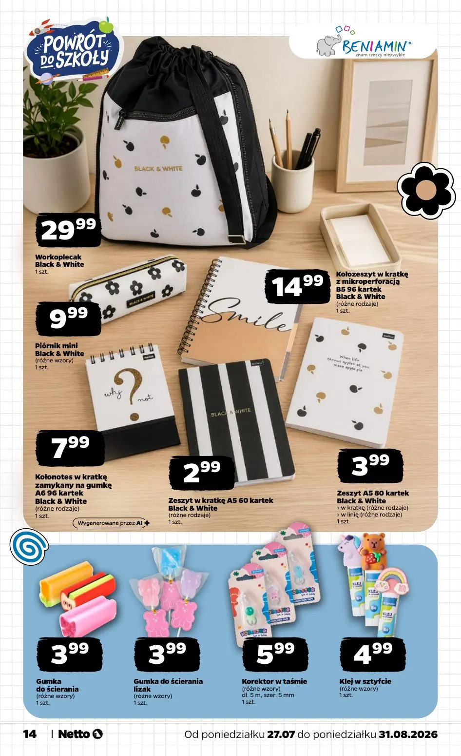 gazetka promocyjna NETTO Powrót do szkoły - Strona 14