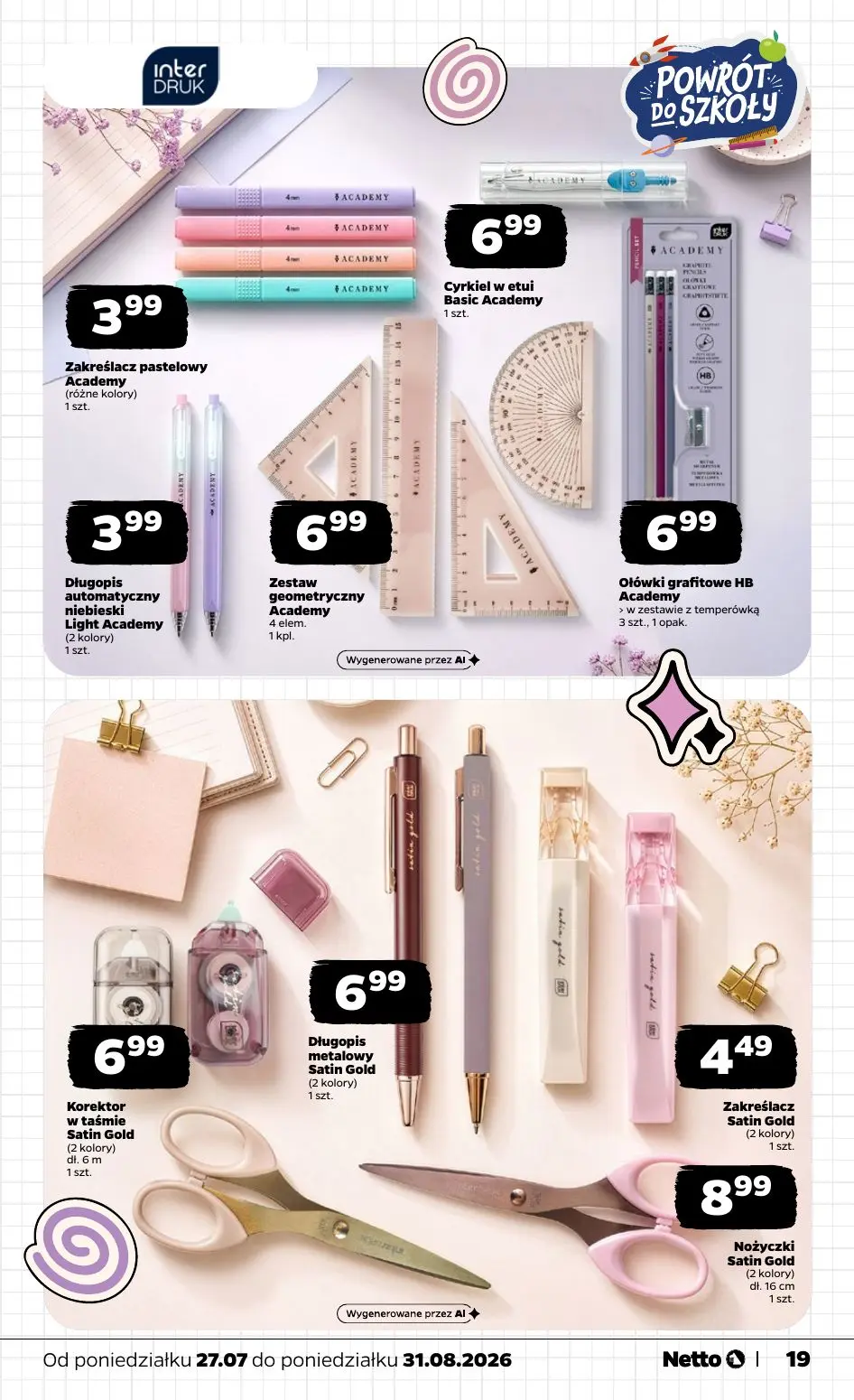 gazetka promocyjna NETTO Powrót do szkoły - Strona 19