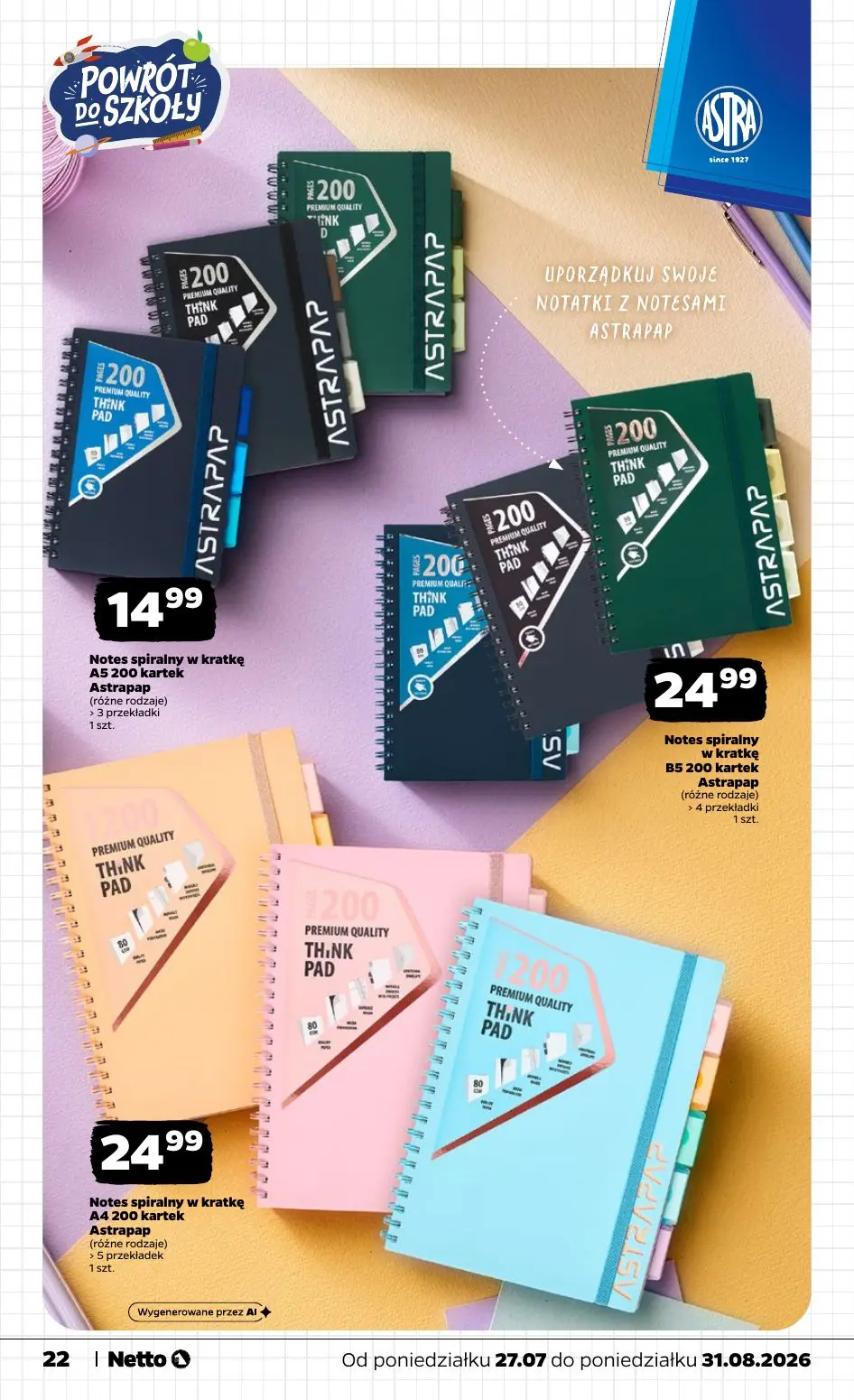 gazetka promocyjna NETTO Powrót do szkoły - Strona 22