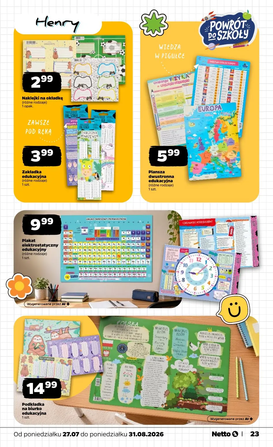 gazetka promocyjna NETTO Powrót do szkoły - Strona 23