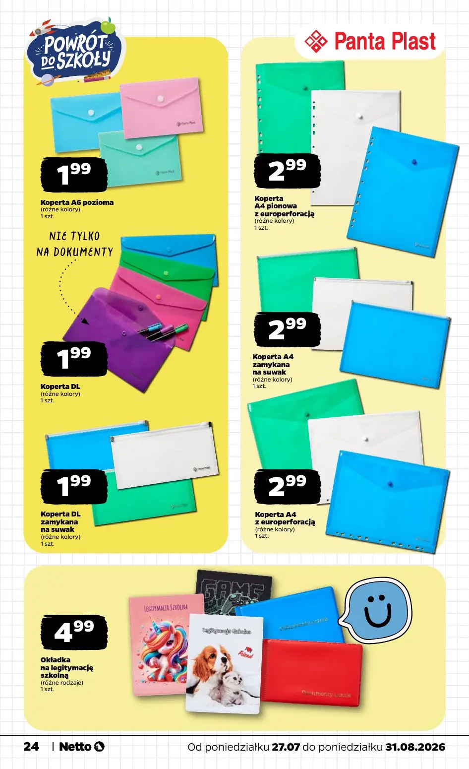gazetka promocyjna NETTO Powrót do szkoły - Strona 24