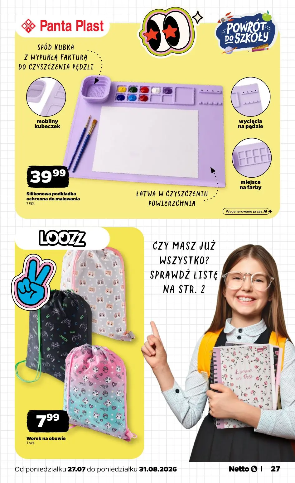 gazetka promocyjna NETTO Powrót do szkoły - Strona 27