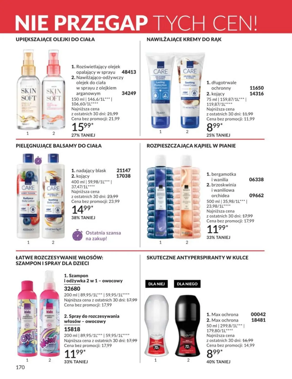 gazetka promocyjna AVON Aksamitny mus do ust - Strona 170