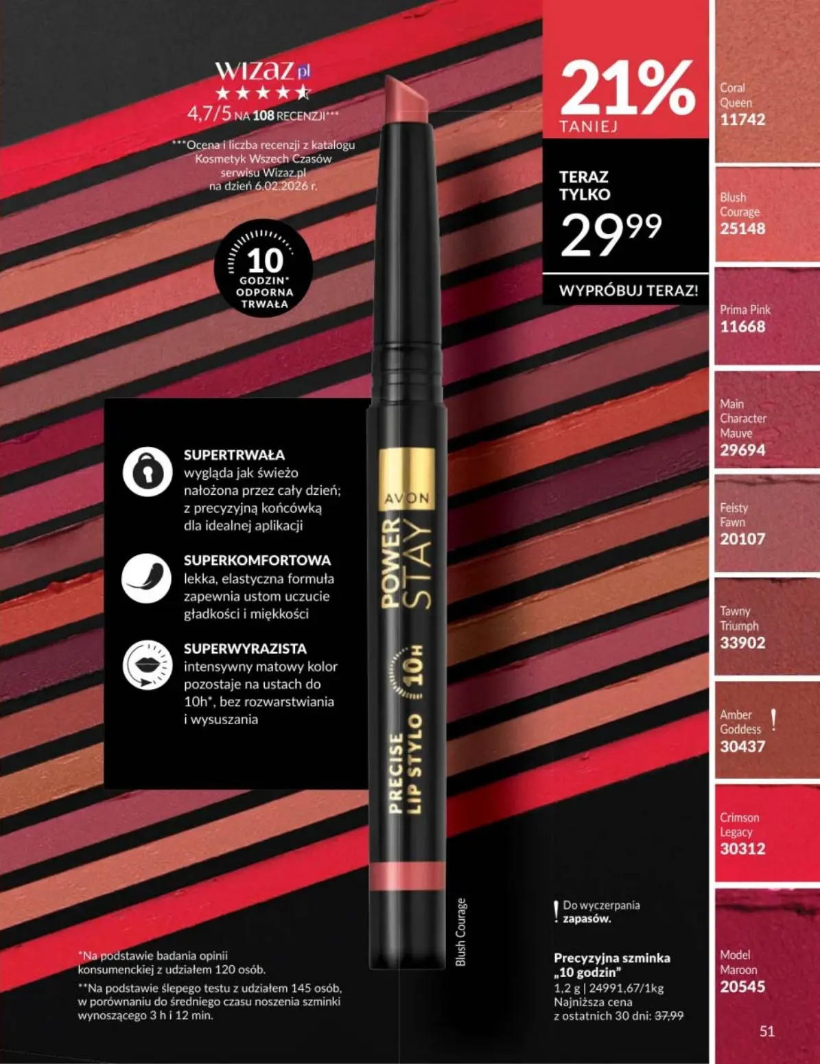 gazetka promocyjna AVON Aksamitny mus do ust - Strona 51