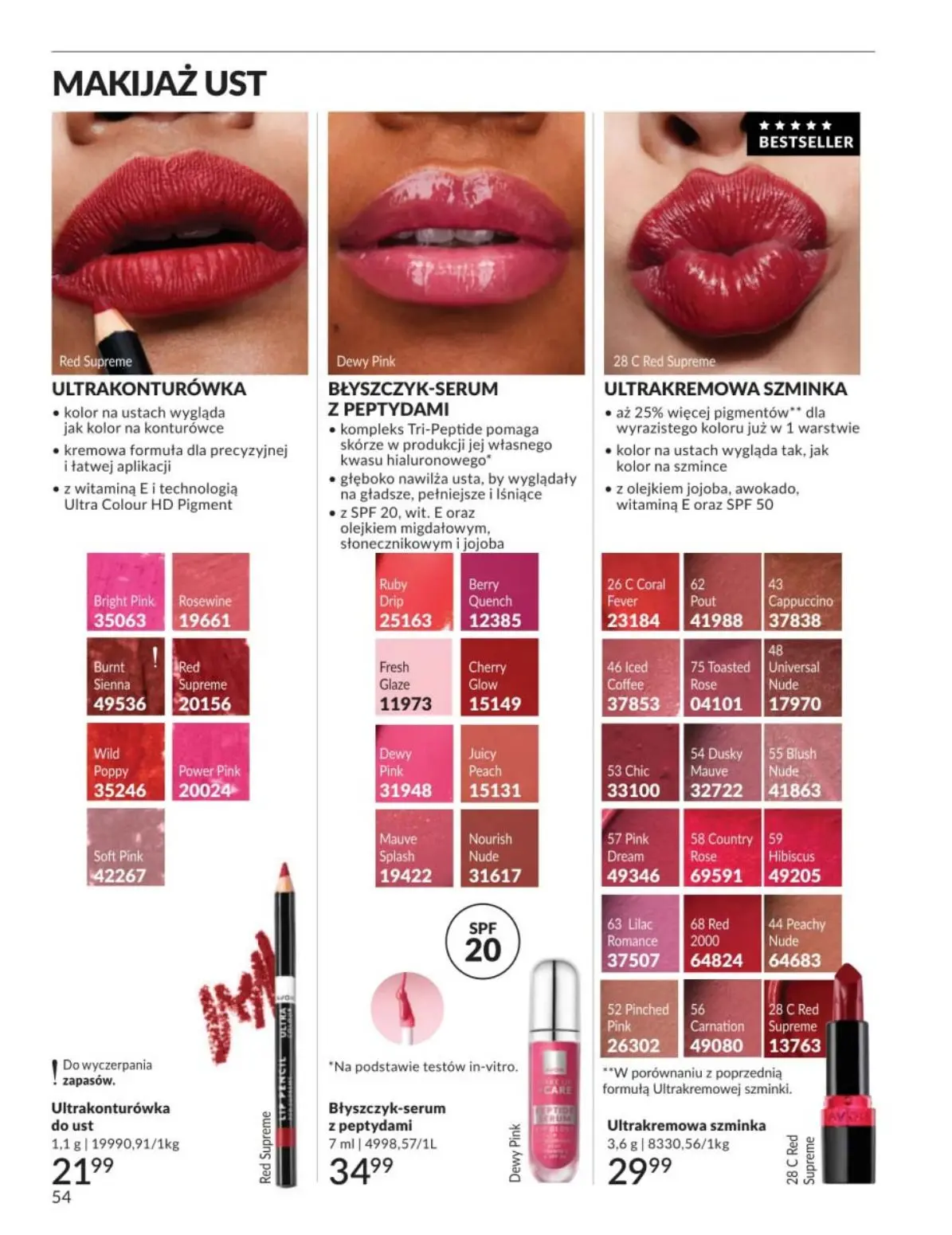 gazetka promocyjna AVON Aksamitny mus do ust - Strona 54