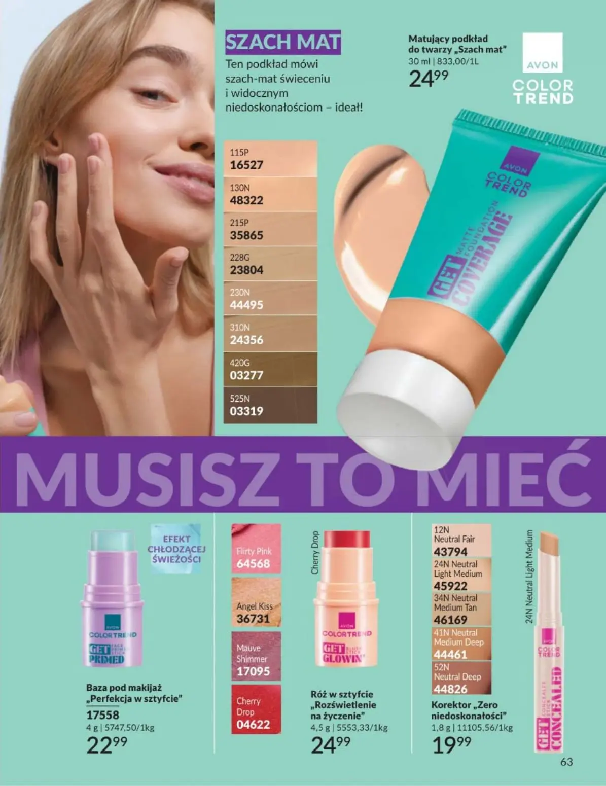 gazetka promocyjna AVON Aksamitny mus do ust - Strona 63