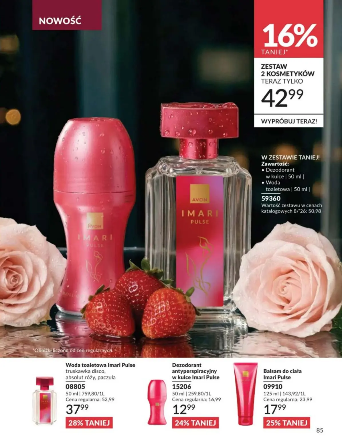 gazetka promocyjna AVON Aksamitny mus do ust - Strona 85